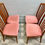 Miniature : Set of 4 Vintage Teak Dining Chairs by Stag