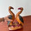 Miniature : Small Wooden African Bird Sculpture scale