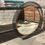 Miniature : Vintage Round Mirror Metal Black German #756