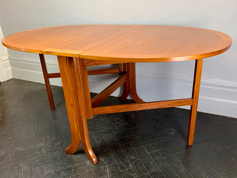 Miniatura: Vintage Folding Gateleg Dining Table Teak #D24