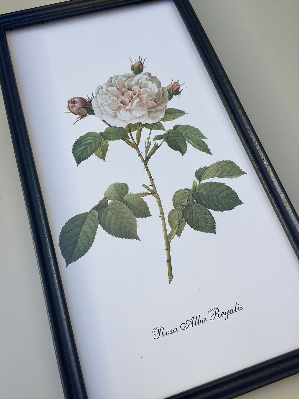 Miniature : PAIR ORIGINAL VINTAGE FLORAL PRINTS 1970's ca