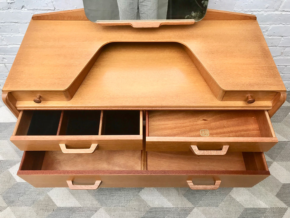 Thumbnail: Vintage G Plan Dressing Table Drawers Mirror #731
