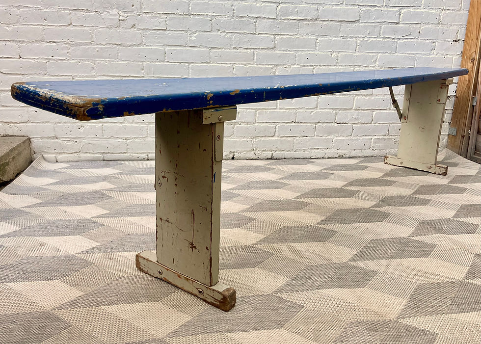 Miniatura: Vintage Folding Wooden German Beer Bench