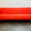 Miniature : Vintage 3 Seater Sofa Bed Settee Red