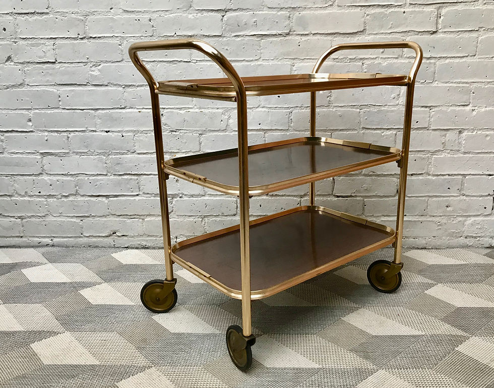 Miniatura: Vintage Retro Tea Drinks Trolley Bar Cart #552