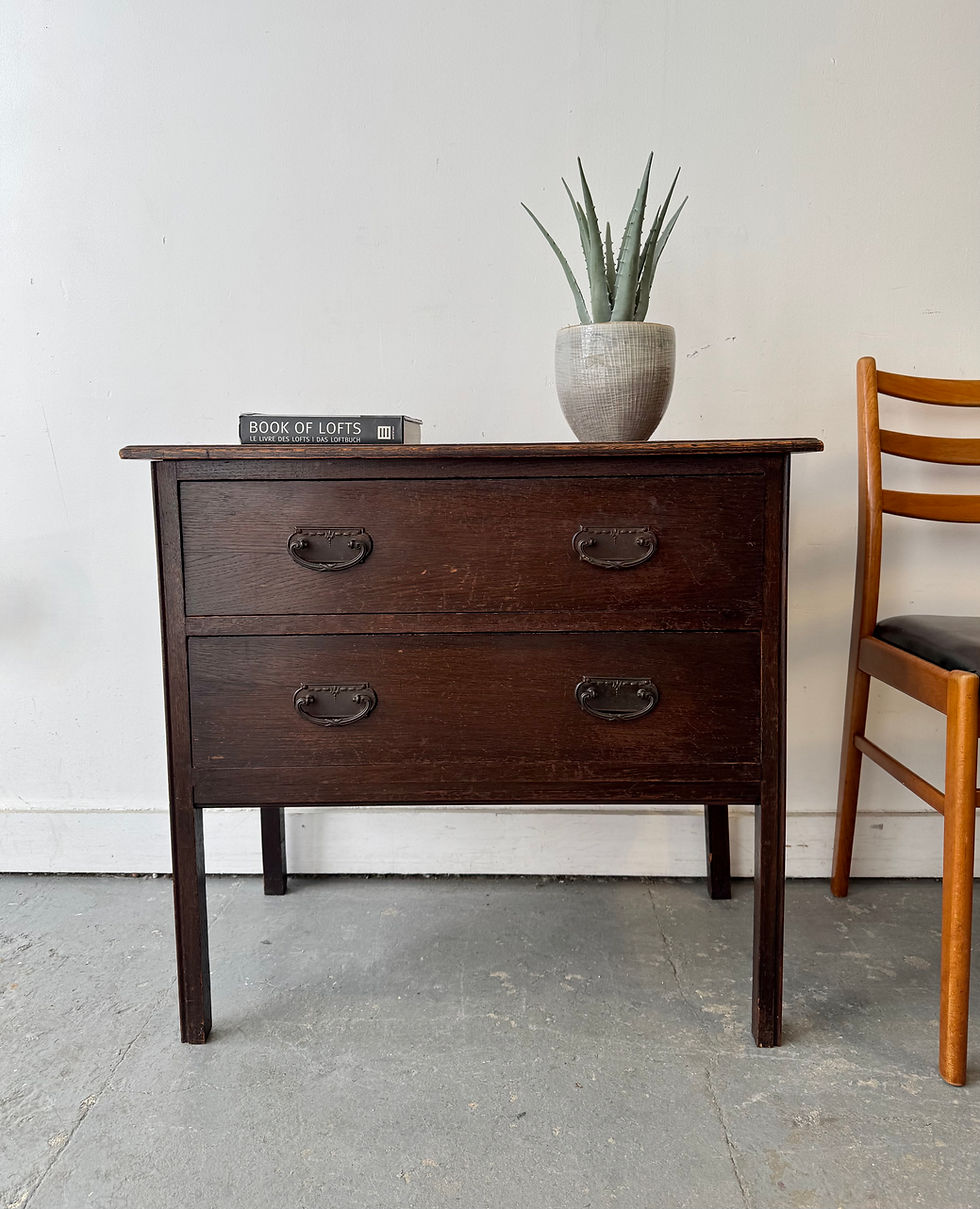 Small Vintage Chest of Drawers styled