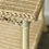 Miniatura: Wicker Rattan Side Table Painted White end