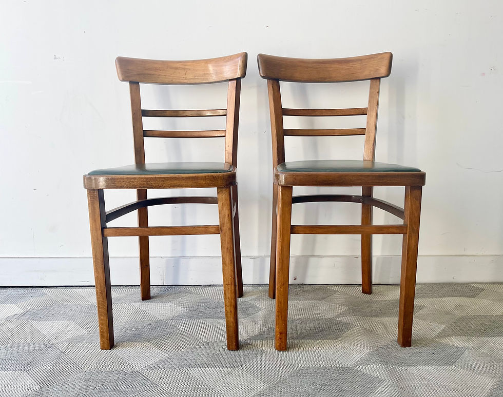 Pair of Vintage Kitchen Dining Chairs