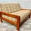 Miniatura: Vintage 2 Seater Sofa Settee Wood Frame #D188