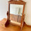 Miniature : Antique Dressing Table with Drawers and Mirror