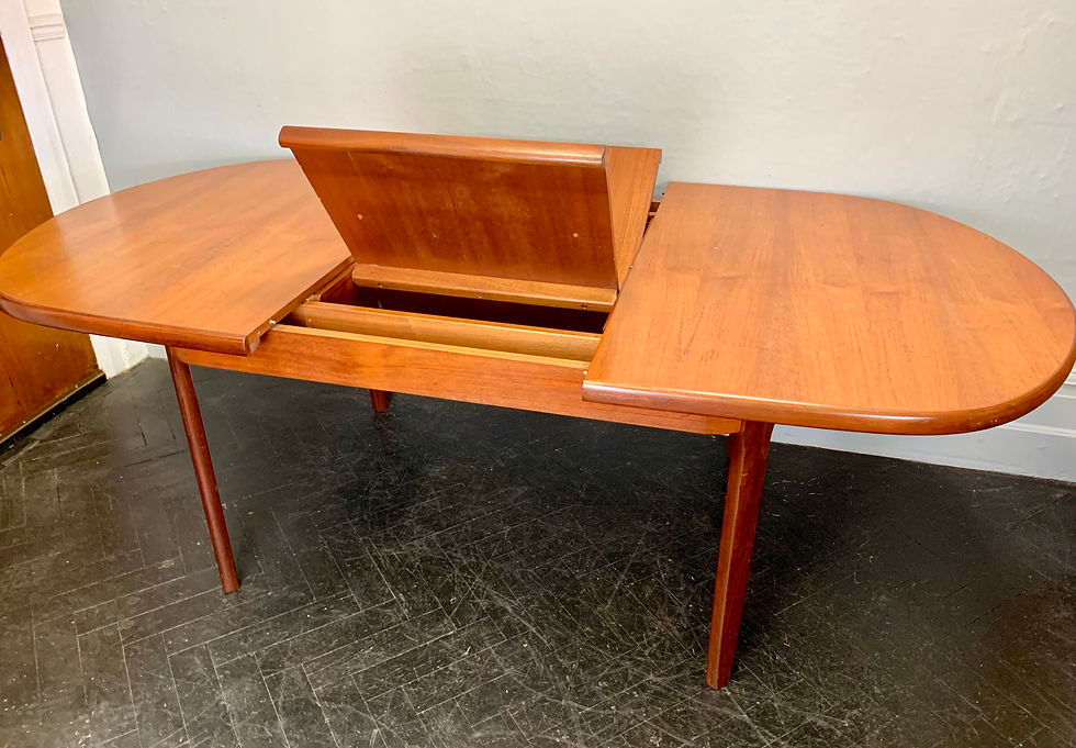 Thumbnail: Large Extending Dining Table Teak #D80