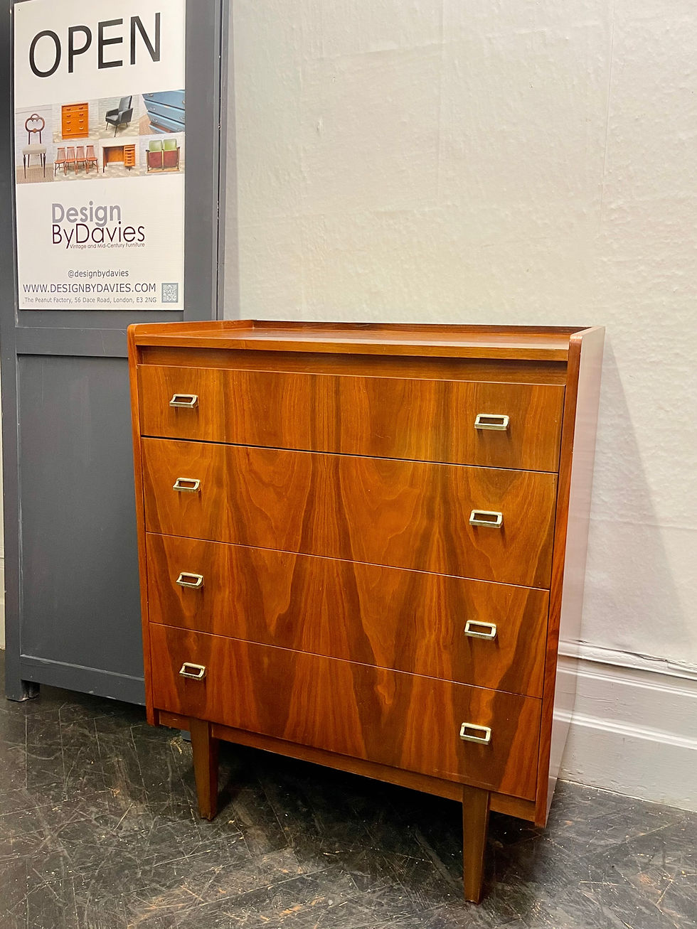 Miniature : Vintage Bedroom Chest of Drawers from Wrighton