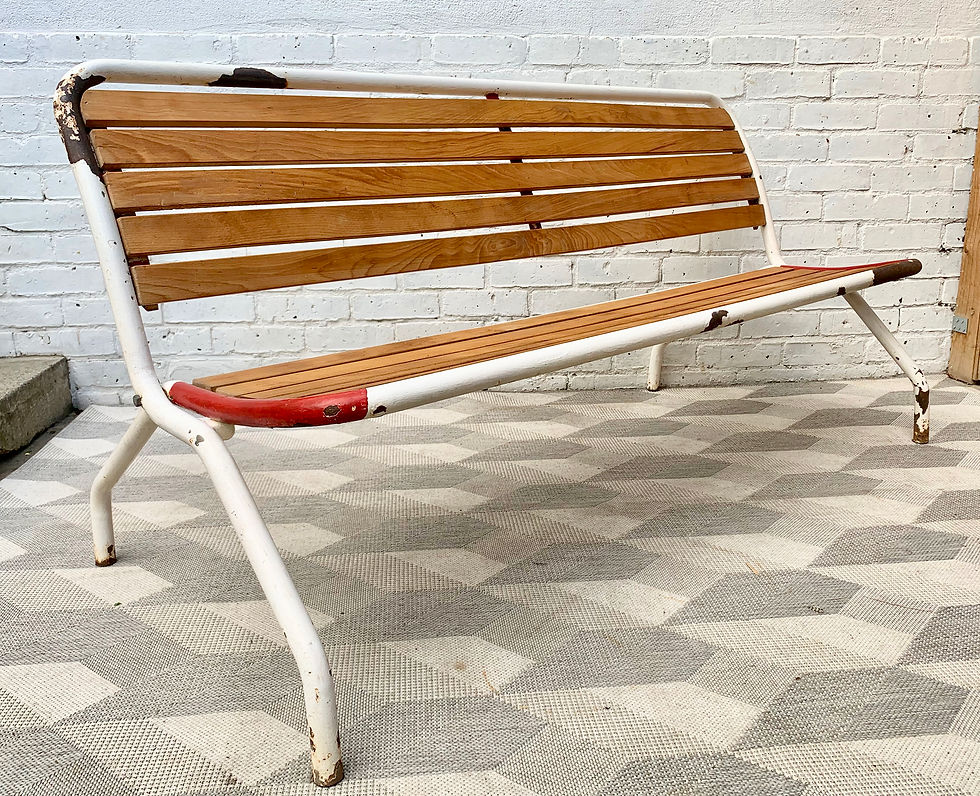 Miniatura: Vintage Garden Bench Folding French #D131