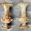 Miniatura: Pair of Vintage Cast Iron Urns #D143