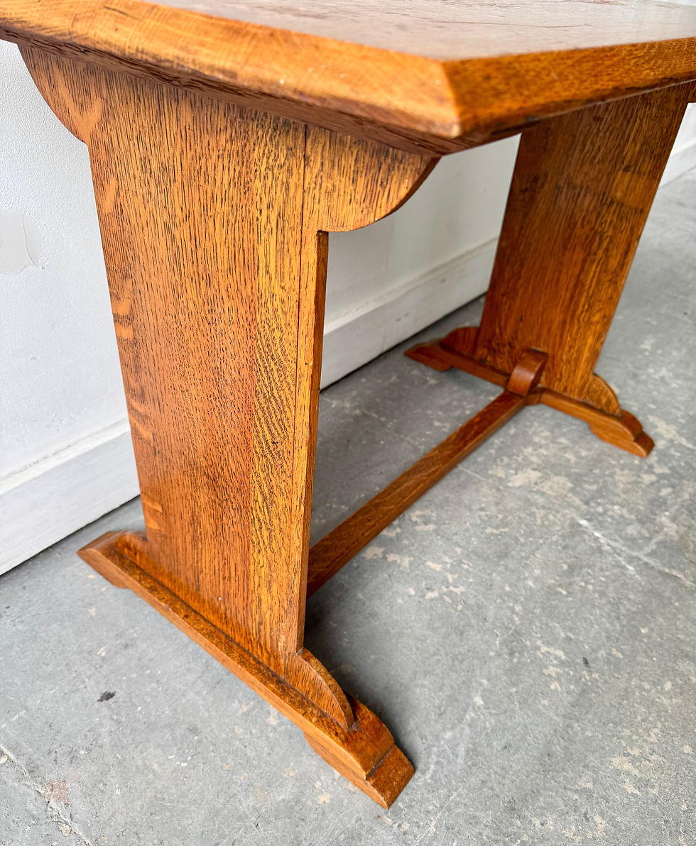 Miniature : Vintage Oak Side Table