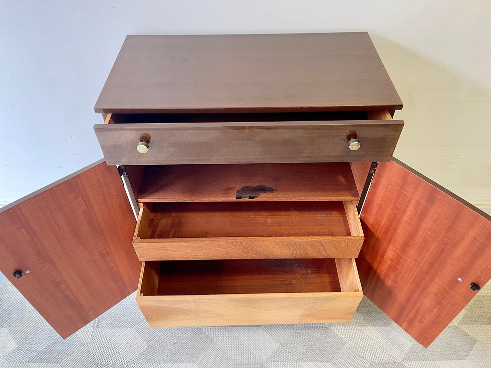 Miniatura: Vintage Cabinet Chest of Drawers by Schreiber