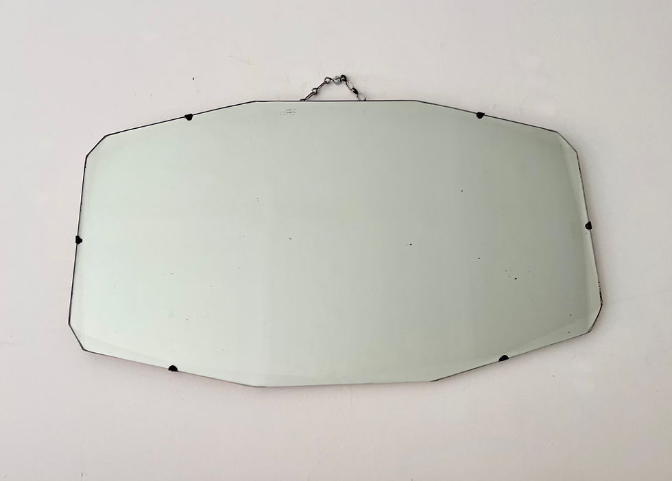 Miniatura: Vintage Wall Mirror with Bevelled Glass