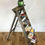 Miniatura: Vintage Wooden Folding Ladder Shelving #539
