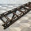 Miniature : Vintage Wooden Folding Ladder Shelf #504