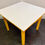 Miniature : Vintage Wooden Dining Table Square Formica Top