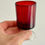 Miniatura: Set of 5 Red Vintage Glasses Luminarc France single