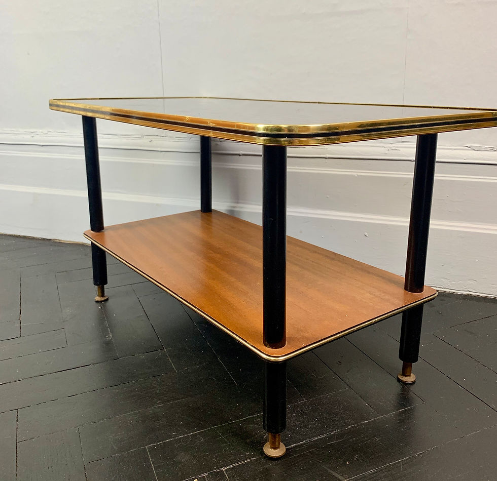 Thumbnail: Vintage Retro Coffee Table Side Table Glass #952