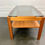Miniature : Vintage Coffee Table Teak Smoked Glass #954