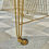 Miniatura: Vintage Metal Side Table Vinyl Record Storage #462