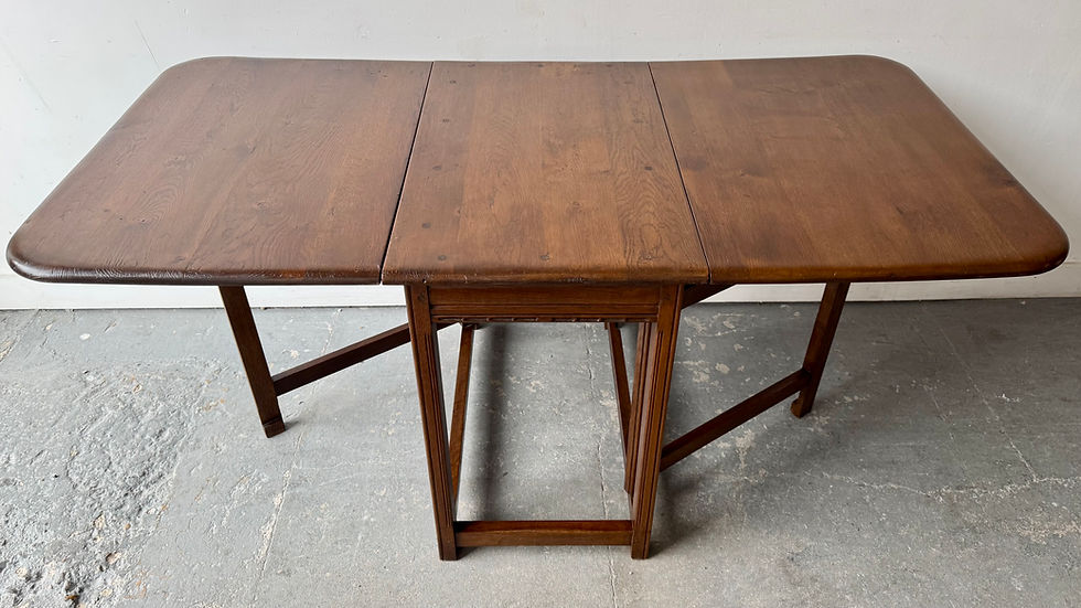 Miniatura: Vintage Oak Gate Leg Dining Table