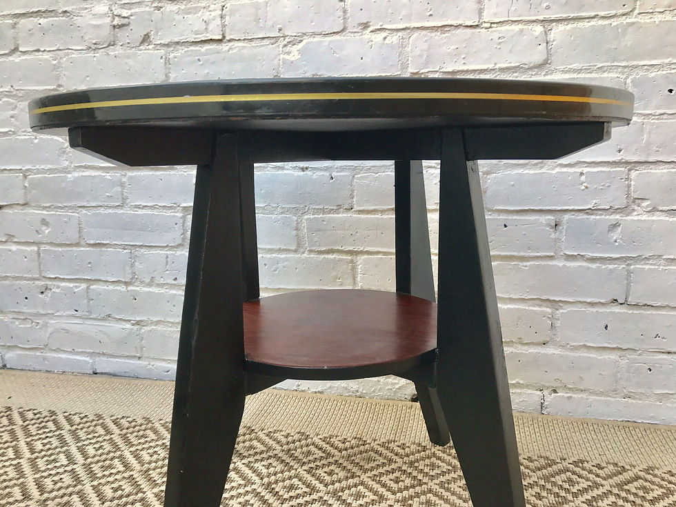 Miniature : Round Vintage Retro Coffee Side Table #354