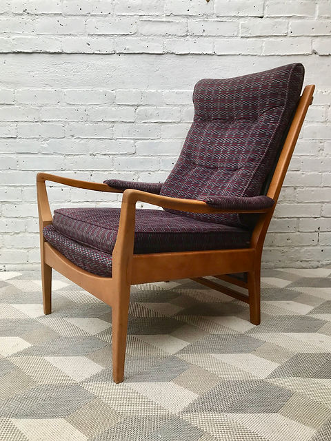 Retro wooden armchair best sale