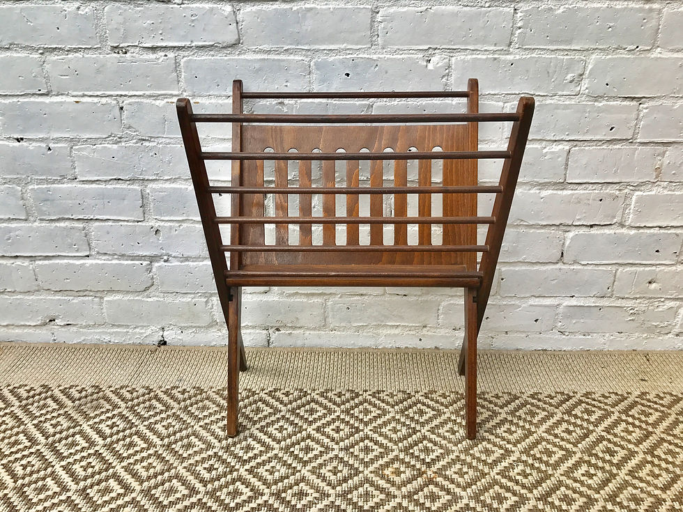 Miniatura: Mid Century Folding Magazine Rack #374