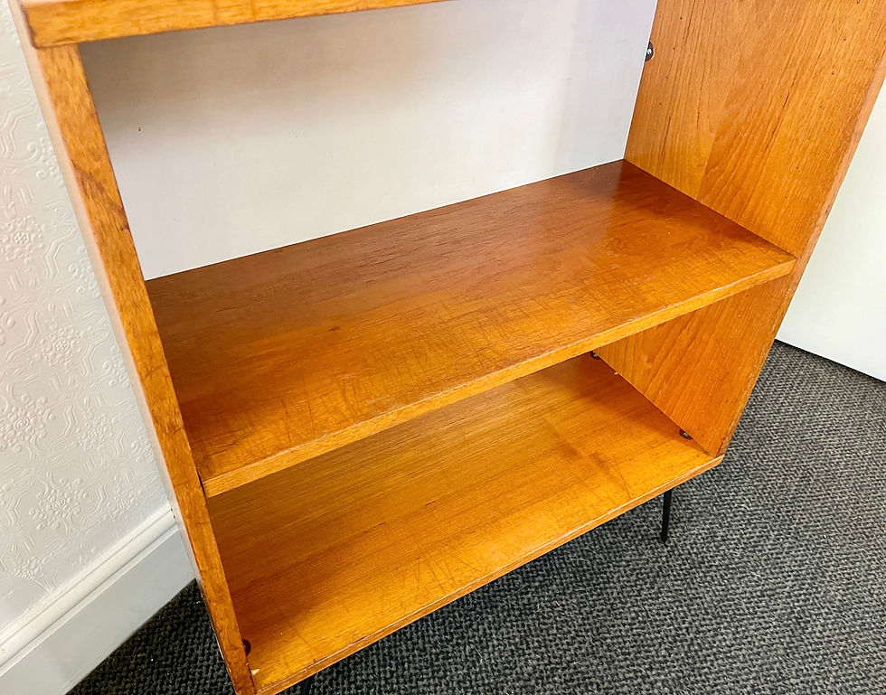 Miniature : Vintage Teak Bookshelf Cabinet