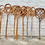 Miniature : Collection of Vintage Rug Carpet Beaters Wicker French #D295