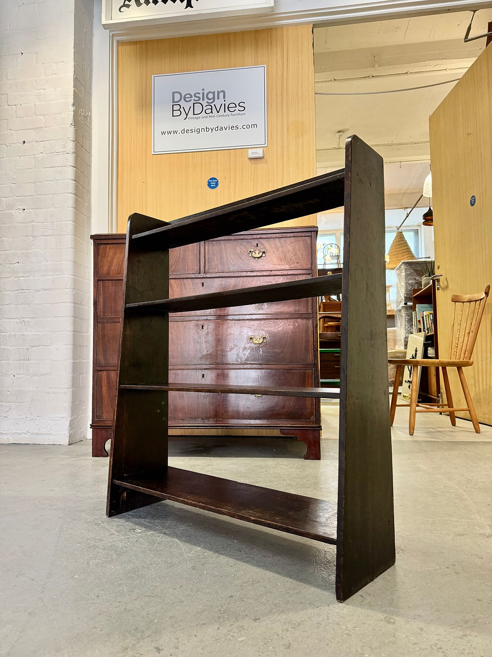 Thumbnail: Vintage Open Bookshelf Oak