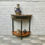 Miniature : Vintage Side Table Crescent Half Moon #470