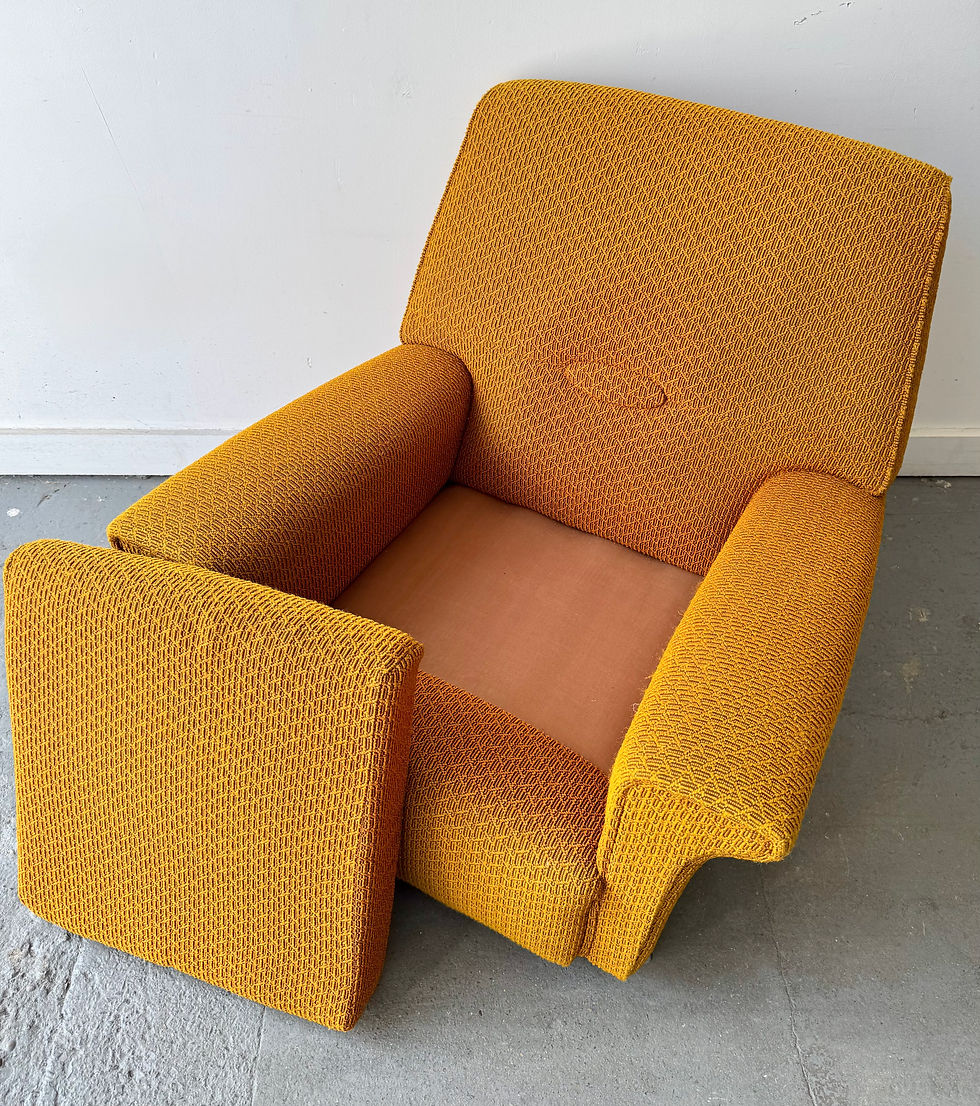 Thumbnail: Vintage Mustard Armchair cushion