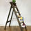 Miniatura: Vintage Wooden Folding Ladder Shelving #539