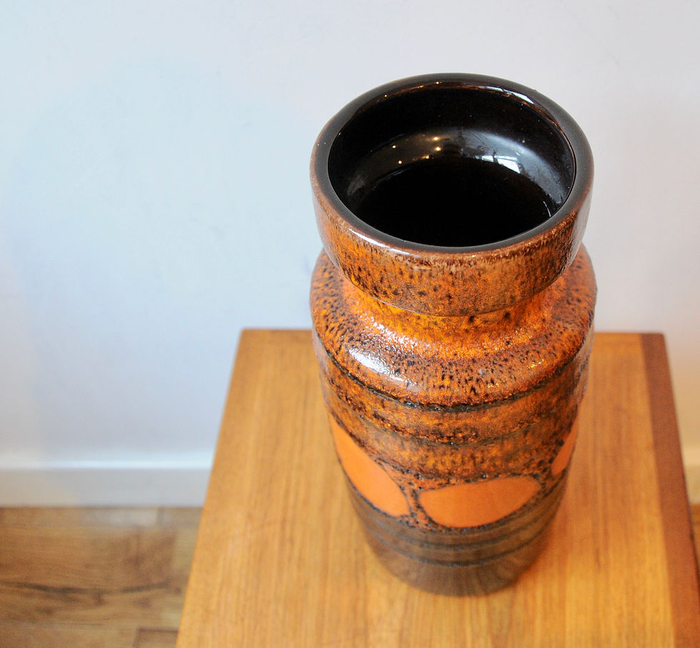 Thumbnail: SCHEURIC VINTAGE ORANGE VASE 517-30
