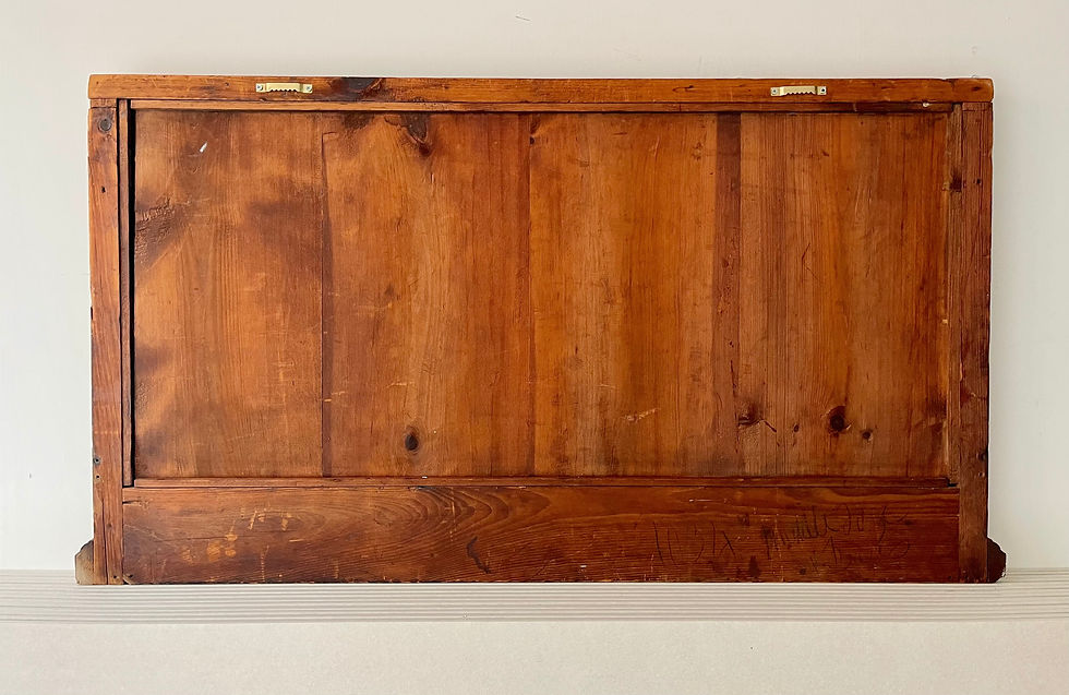 Miniatura: Vintage Oak Framed Mirror