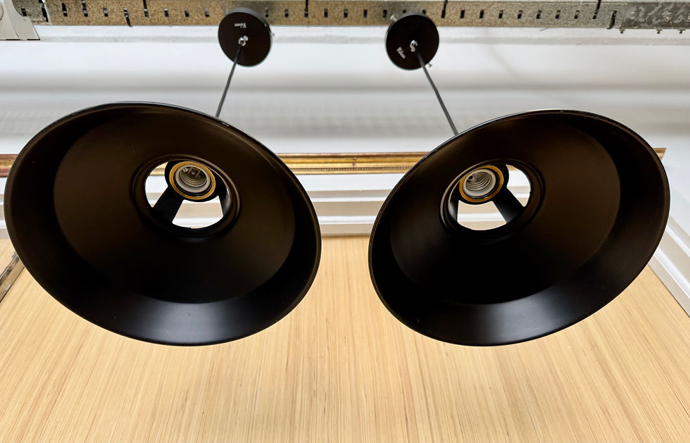 Miniature : Pair of Vintage Style Pendant Lights