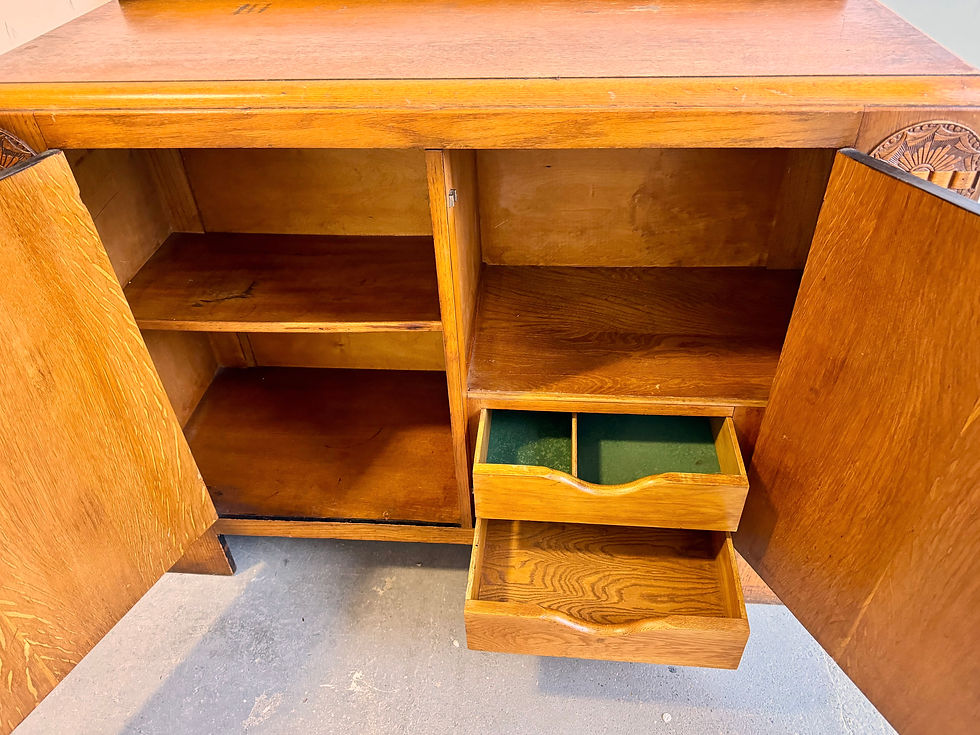 Miniatura: Art Deco Sideboard Cabinet