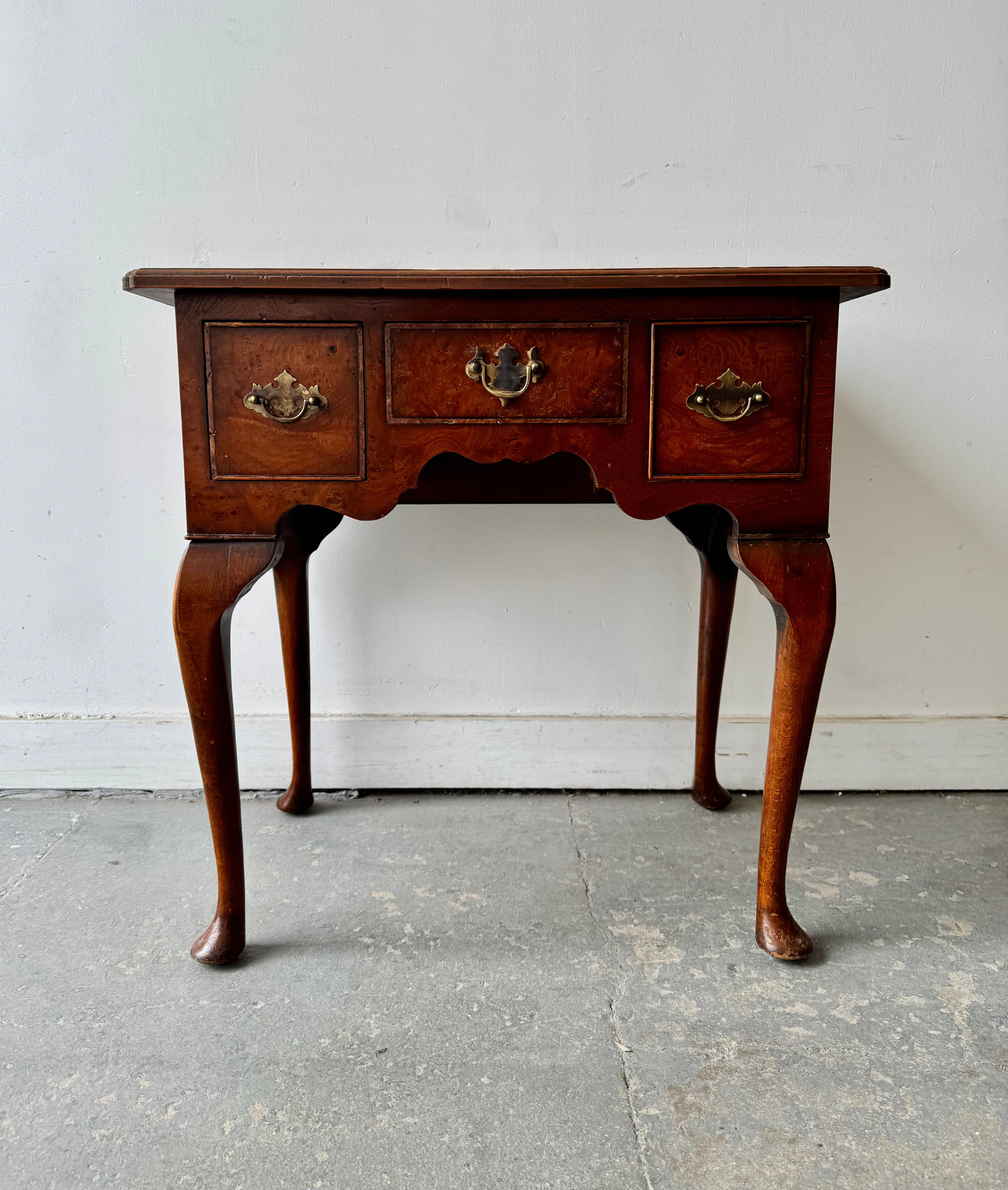 Small Vintage Side Table with Drawers