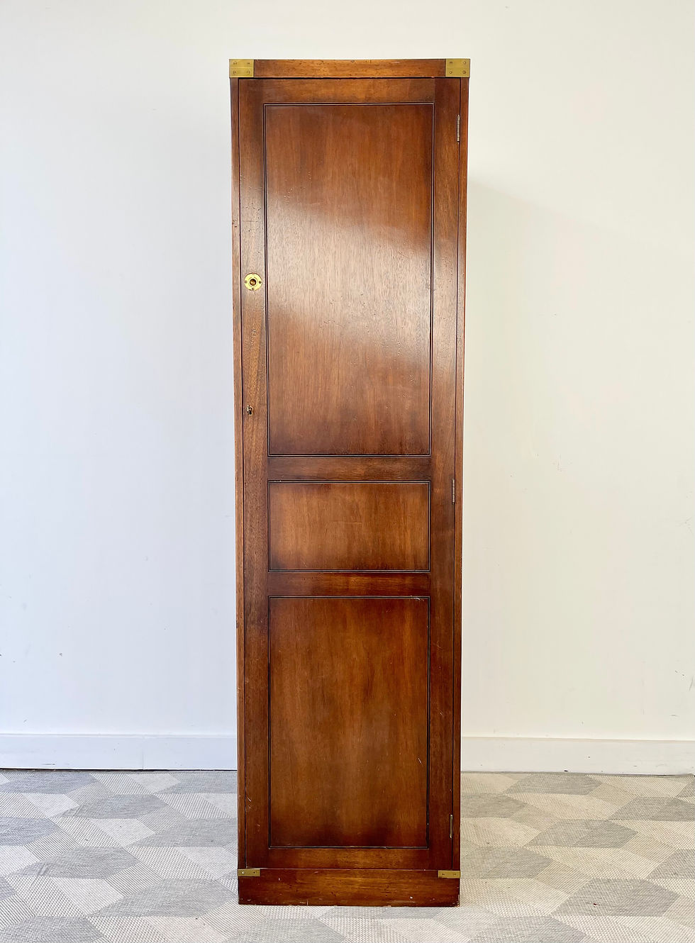 Vintage Single Wardrobe Cupboard Campaign Style