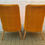 Miniatura: PAIR OF ORANGE COCKTAIL CHAIRS