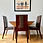 Thumbnail: Set of 4 Contemporary Wooden Dining Chairs