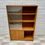 Miniature : Vintage Glass Cabinet Bookshelf Cupboard open