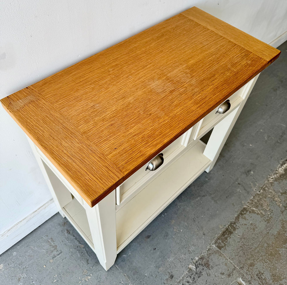 Thumbnail: Country Cottage Style Console Table with Drawers
