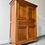 Thumbnail: Large Antique Linen Cabinet left side