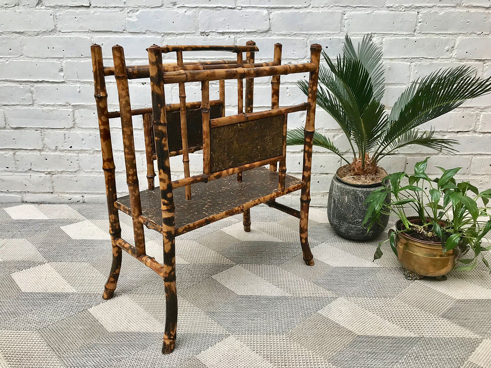 Miniature : Vintage Victorian Bambu Magazine Rack #645